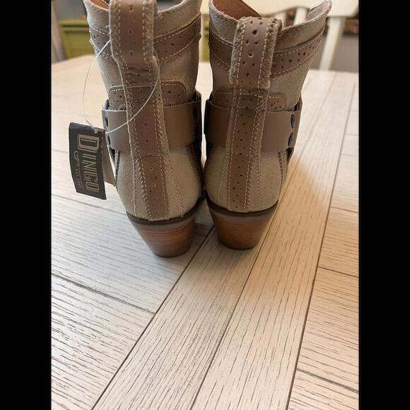 NWT Dingo Gummy Bear Leather/Suede Ankle Western Ladies Boots, Block Heel, Sz 6‎ - Picture 4 of 9